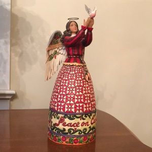 Jim Shore peace on earth figurine